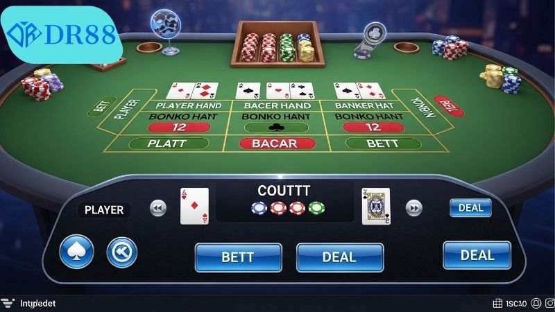Cách tham gia Baccarat không giới hạn DR88 đơn giản