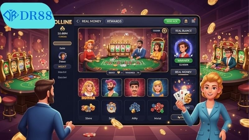 Các trò chơi nổi bật tại casino đổi thưởng thật DR88