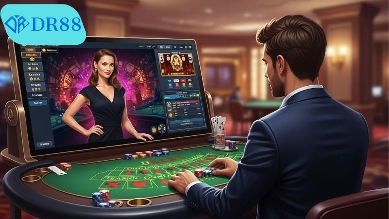 Ưu đãi hấp dẫn khi chơi casino live dealer DR88