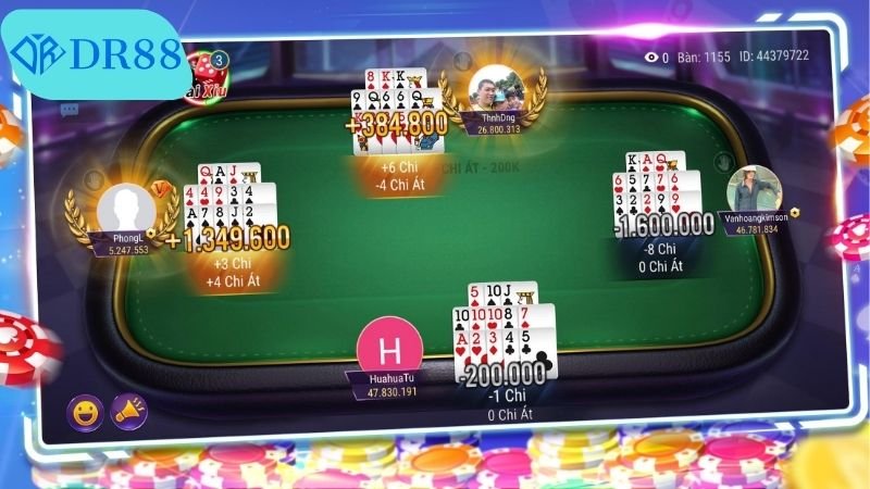 Các loại game bài casino DR88 phổ biến